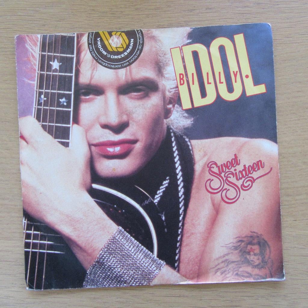 single Billy Idol: Sweet Sixteen, Gebruikt, 7 inch, Single, Ophalen of Verzenden