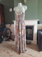 K-Design K design lange zomerse hals jurk L, K-design, Bruin, Verzenden, Maat 42/44 (L)