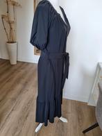 Studio Anneloes travelstof jurk, Kleding | Dames, Jurken, Verzenden, Zo goed als nieuw, Zwart, Onder de knie