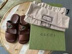 Nieuw Gucci interlocking G sandalen maat 40 (Gucci maat 6), Ophalen of Verzenden, Nieuw, Bruin, Sandalen