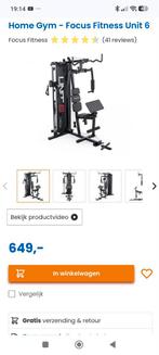 Focus Fitness Unit 6 Home Gym - Veelzijdig Krachtstation, Ophalen
