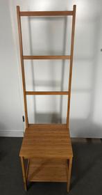 IKEA RÅGRUND stoel met handdoekenrek, Huis en Inrichting, Stoelen, Ophalen, Overige materialen, Bruin, Zo goed als nieuw