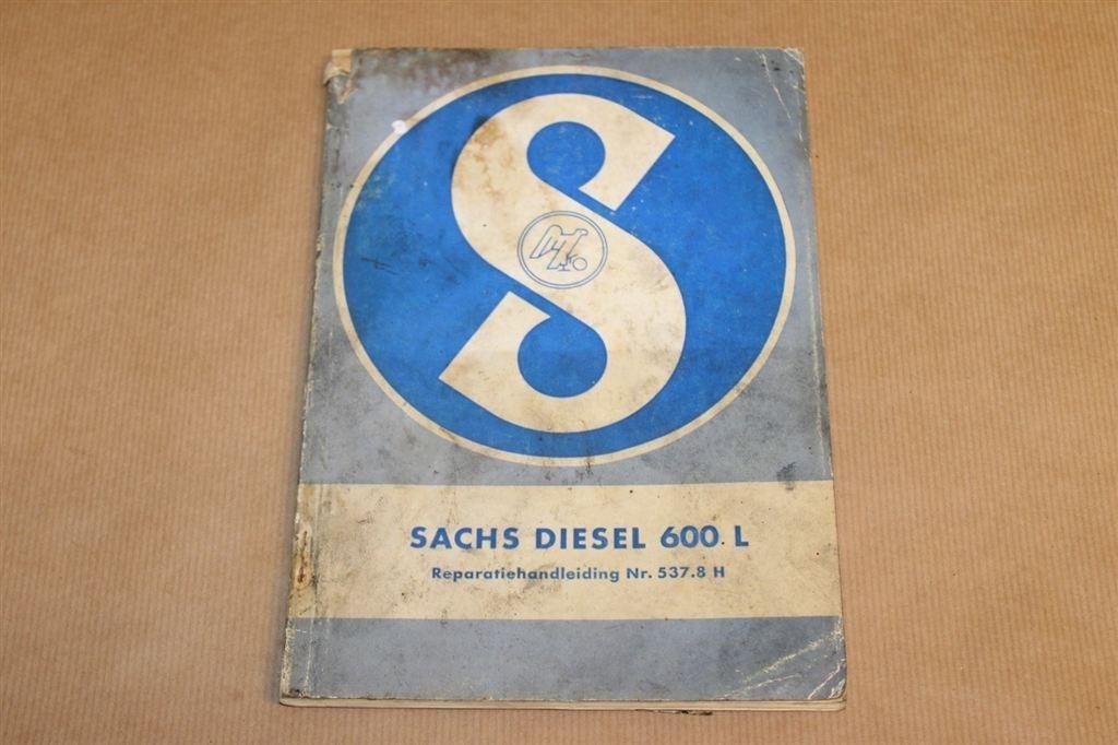 Reparatiehandleiding Sachs Diesel 600 L - Circa 1965, Ophalen of Verzenden, Gelezen, Bouwkunde