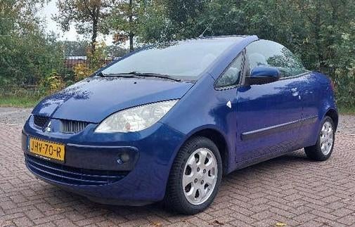 Mitsubishi Colt 1.5 CZC 2007 Blauw inruil mogelijk, Auto's, Mitsubishi, Voorwielaandrijving, Elektrische ramen, 4 cilinders, Cabriolet