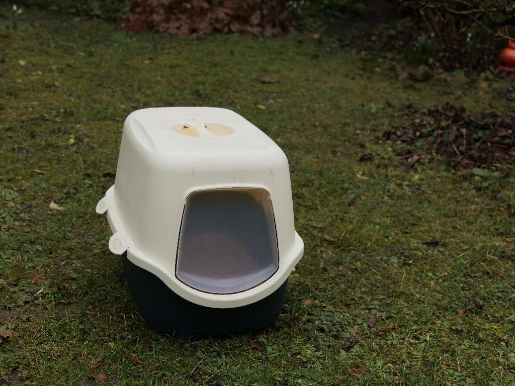 Kattenbak, Dieren en Toebehoren, Kattenbakken, Ophalen, Zo goed als nieuw, Gesloten