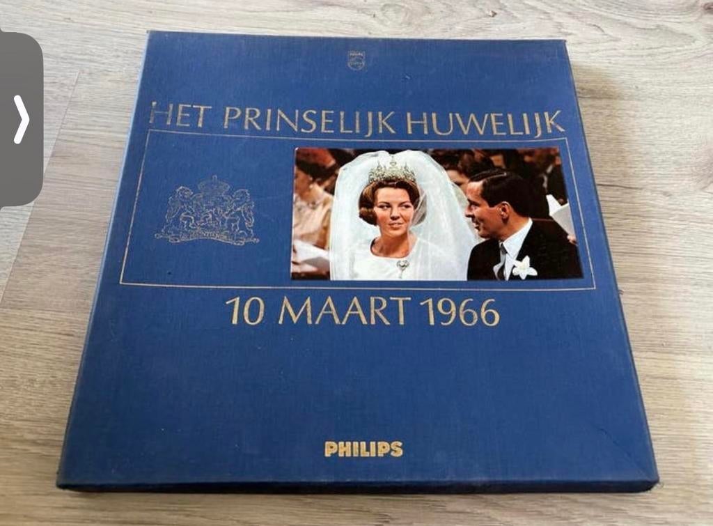 Het Prinselijk Huwelijk 10 Maart 1966 vinyl boxset, Cd's en Dvd's, Vinyl | Overige Vinyl, Gebruikt, Ophalen of Verzenden, 12 inch