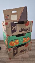 Bananendozen 4x, Doe-het-zelf en Verbouw, Kratten en Dozen, Ophalen, 40 tot 60 cm, 50 tot 75 cm, Minder dan 35 cm