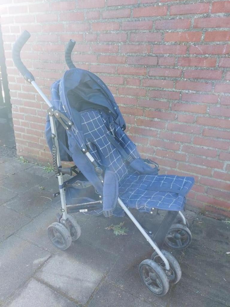 Prenatal buggy, dreumes en peuter, inklapbaar en verstelbaar, Kinderen en Baby's, Buggy's, Gebruikt, Overige merken, Verstelbare rugleuning