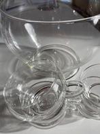 Bowlstel met 5 glazen, Ophalen, Glas of Glazen, Overige stijlen, Glas