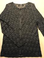 Zwart gehaakt vest maat L - nieuw, Ophalen of Verzenden, Nieuw, Maat 42/44 (L), Zwart