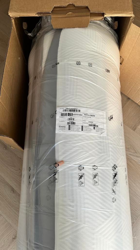 200x200 EMMA SLEEP 27CM | MATRTAS ORIGINAL ELITE | AIRGRID, Ophalen, Wit, Overige maten, 200 cm