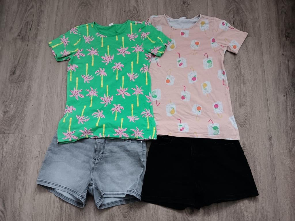 Zomerkleding pakket maat 158/164, Kinderen en Baby's, Kinderkleding | Maat 158, Ophalen of Verzenden, Zo goed als nieuw, Meisje