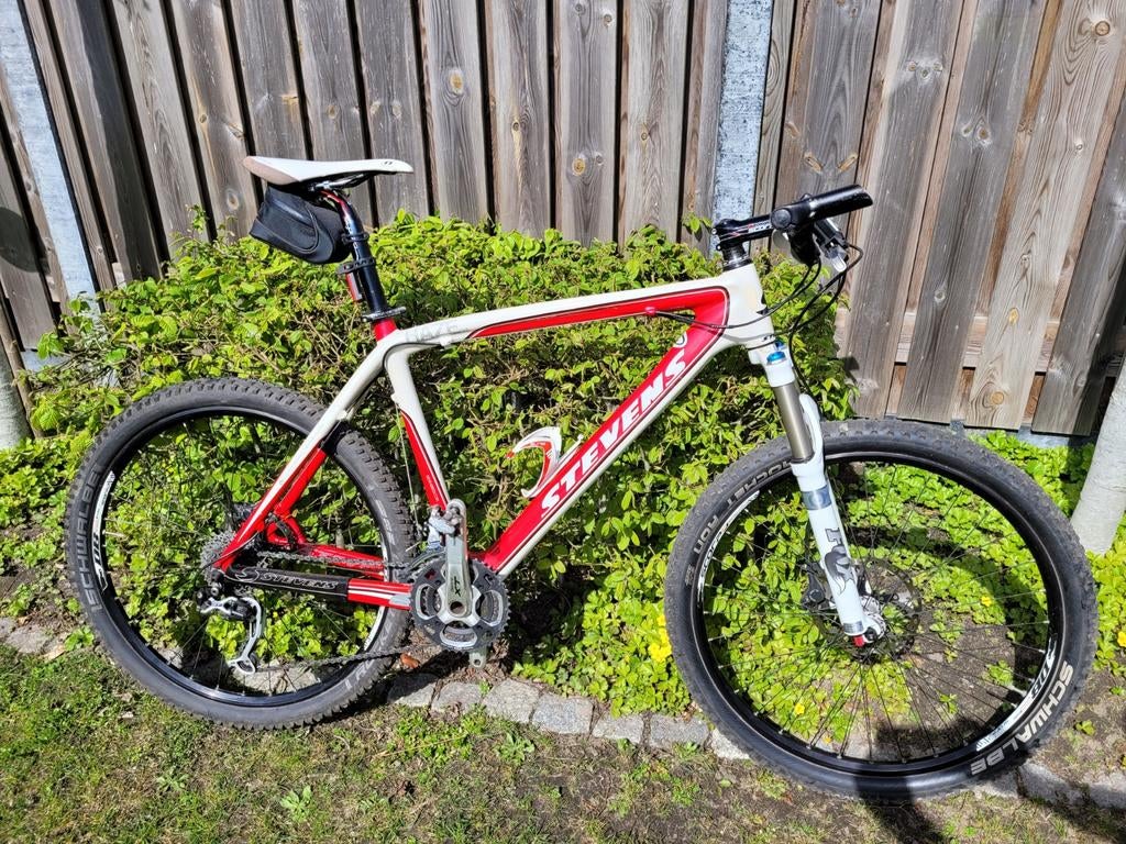 Stevens Haze Carbon Mountainbike - Shimano XT, Klikpedalen, Gebruikt, Hardtail, Heren, 53 tot 57 cm