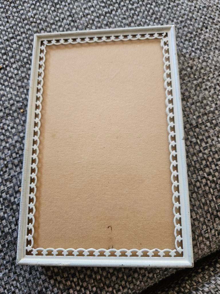 Vintage fotolijstje met chromo 14 x 9 cm, Ophalen of Verzenden, Gebruikt