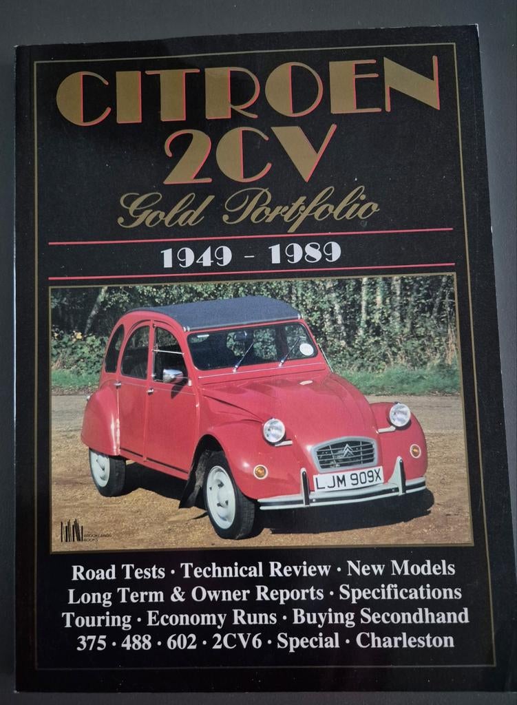 Citroën 2CV Gold Portfolio 1949-1989 - Brooklands Books, Ophalen of Verzenden, Zo goed als nieuw, Citroën, Brooklands Books