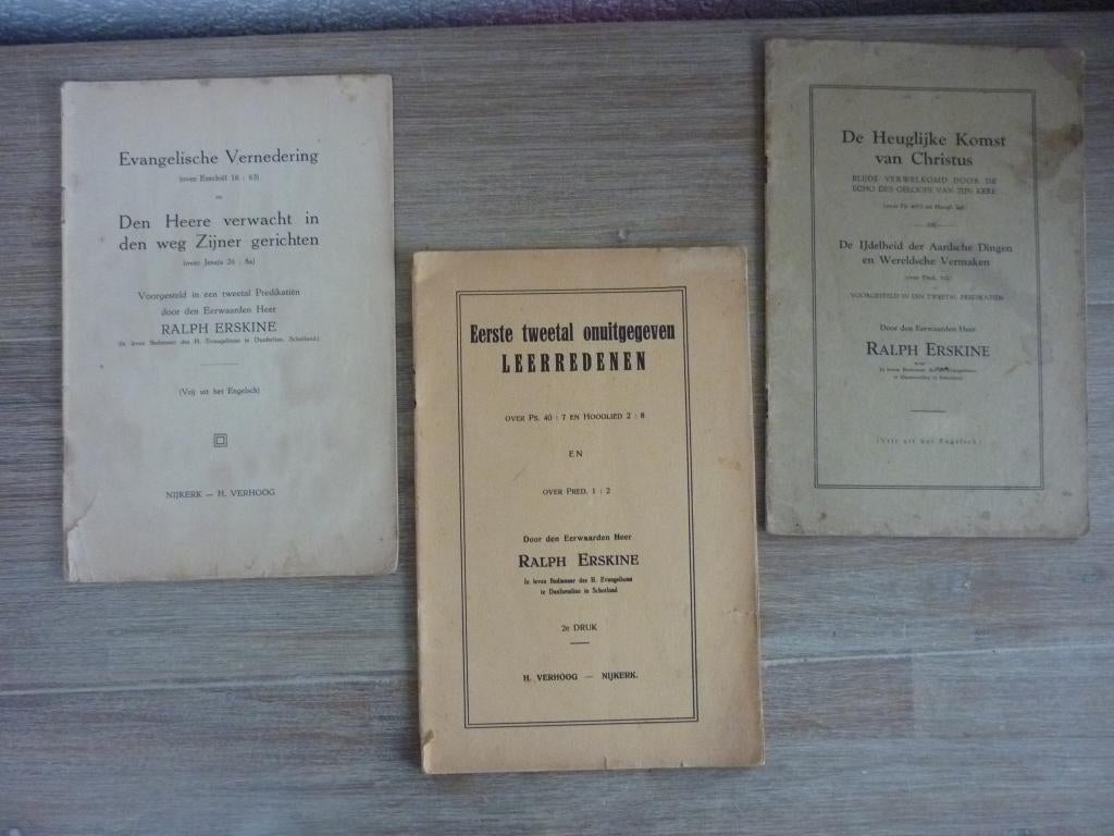 Ralph Erskine -Evangelische Vernedering/ tweetal leerredenen, Boeken, Ophalen of Verzenden, Gelezen, Christendom | Protestants