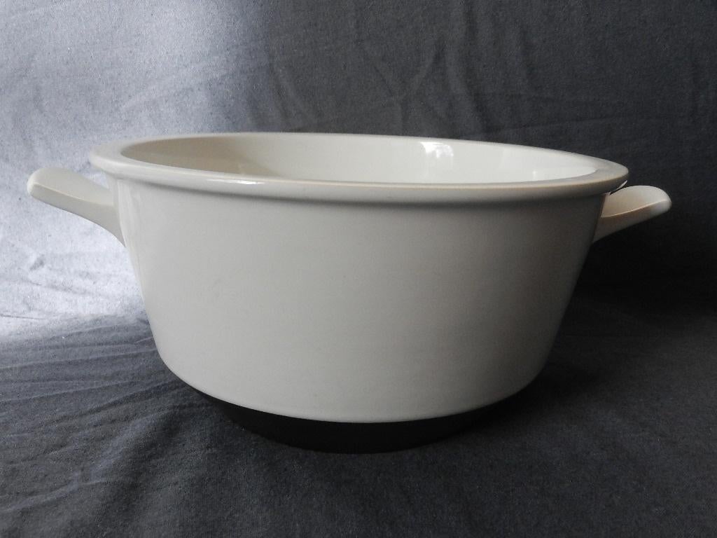 Schaal met grepen Fris Edam Jubilant ivoor Mint diam. 18 cm, Ophalen of Verzenden