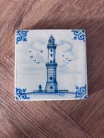 Handgeschilderd tegeltje Harlinger aardewerk en tegelfabriek, Ophalen of Verzenden