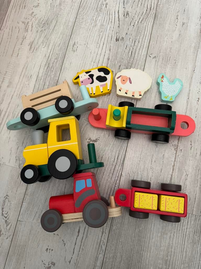 Houten speelgoed hema, Kinderen en Baby's, Speelgoed | Houten speelgoed, Ophalen of Verzenden, Gebruikt, Duw- of Trekspeelgoed