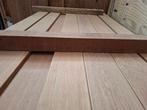 Partij 48 st hardhout vlonderplanken glad 185 cm bezorgen mo, Ophalen, Planken, Nieuw, Hardhout