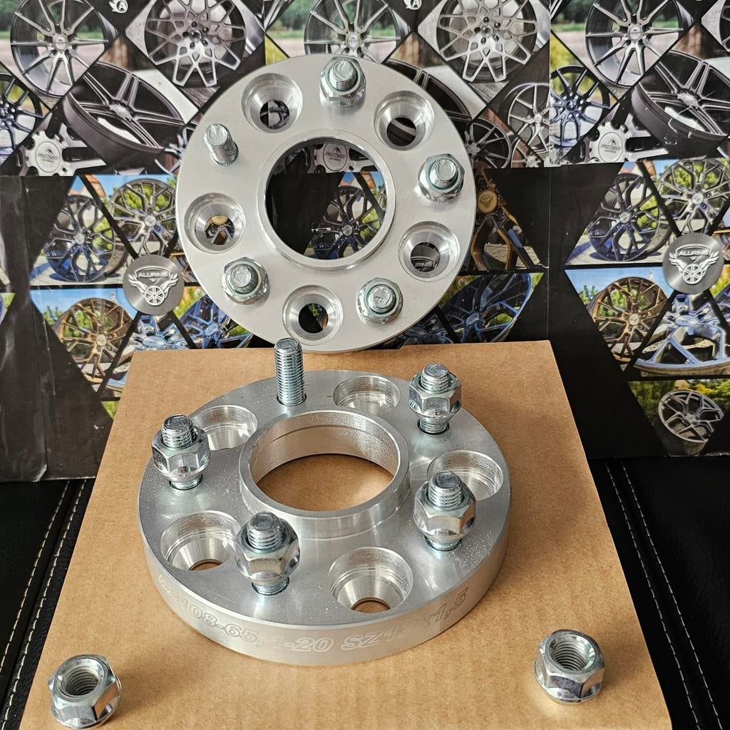 Spoorverbreders Adapters Volvo Ford 5x108 65,1 20mm, Auto diversen, Tuning en Styling, Ophalen of Verzenden