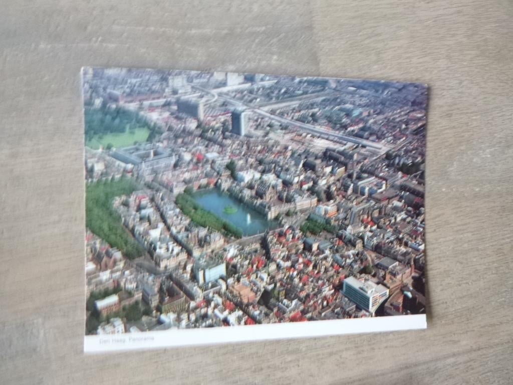 Den Haag, panorama/luchtfoto, Verzenden, 1980 tot heden, Ongelopen, Zuid-Holland