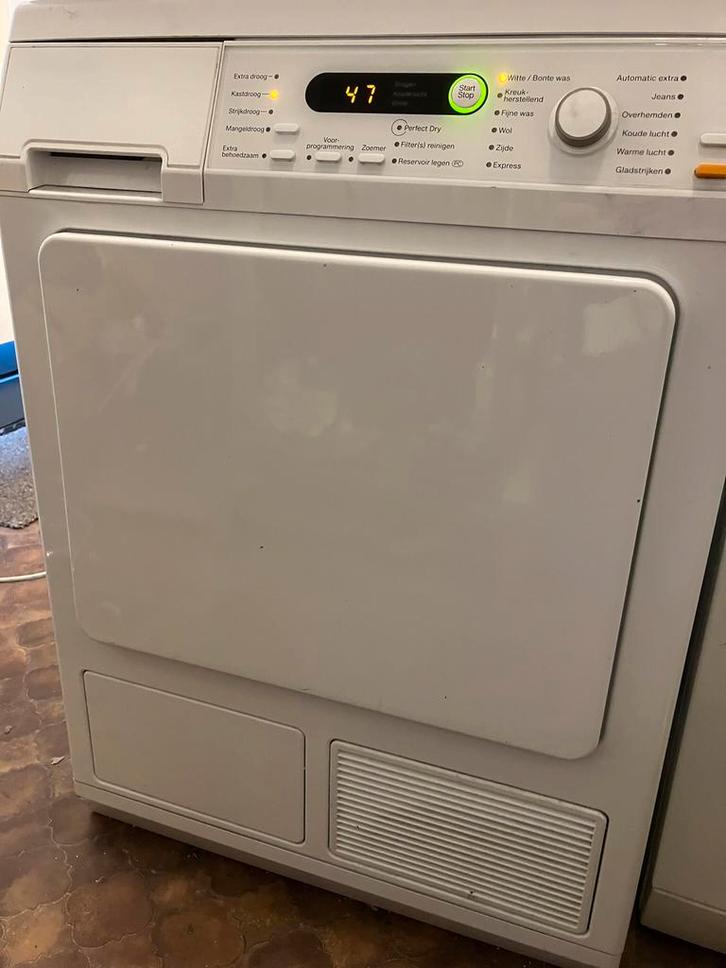 MIELE WARMTEPOMP DROGER TE KOOP, Witgoed en Apparatuur, Wasdrogers, Refurbished, Condens, Voorlader, 6 tot 8 kg, Minder dan 85 cm