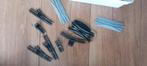 Te koop 70 delige partij  minitrix rails en wissels  n spoor, Gebruikt, Gelijkstroom, Verzenden, Trix