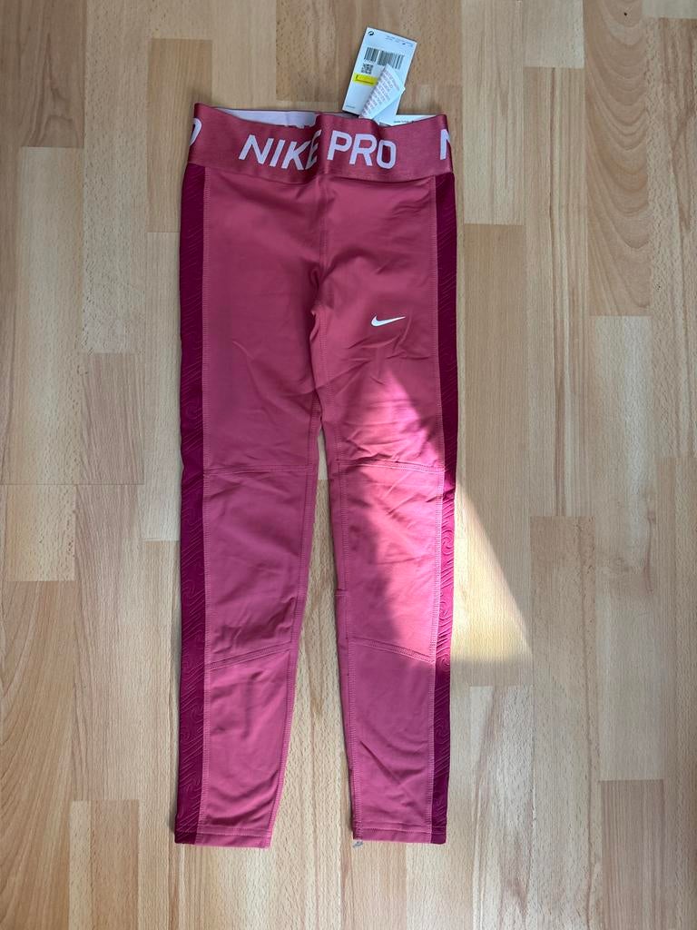 Nieuwe Nike Pro legging voor meisjes - Maat S, Ophalen of Verzenden, Zo goed als nieuw, Zwart, Fitness of Aerobics
