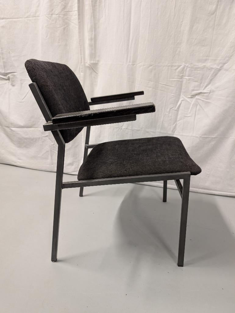 Set 2 Gijs van der Sluis, Model 57 stoelen, 60s Dutch Design, Ophalen, Gebruikt, Twee, Stof