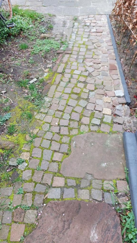 Gebruikte kasseien voor tuin of oprit, Gebruikt, Klinkers, Ophalen of Verzenden, Natuursteen