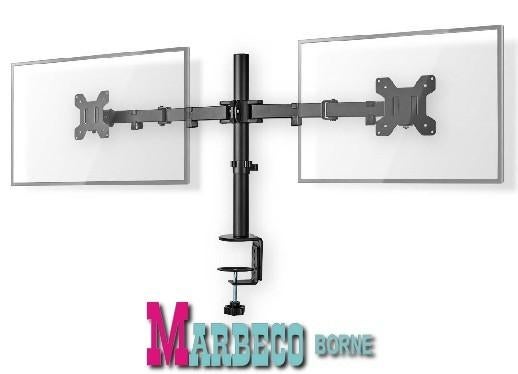 Monitorbeugel, TV Beugel, Dubbele Monitor-Arm, Draai- Kantel