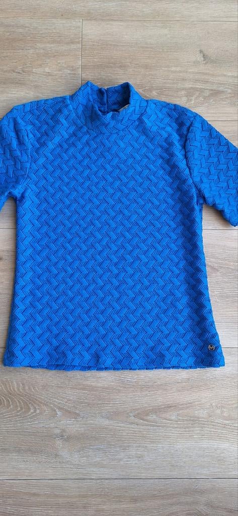 Zomerstop top mt S en een opstaande kraag nieuw, Kleding | Dames, Tops, Blauw, Nieuw, Ophalen of Verzenden, Korte mouw
