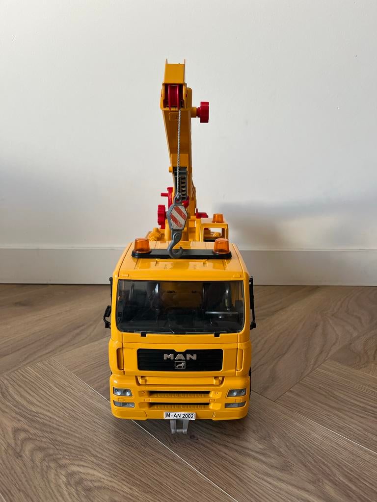 Bruder kraanwagen, Ophalen of Verzenden, Gebruikt