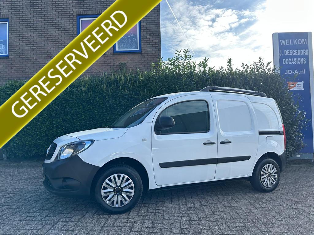 Mercedes-Benz Citan 112 BlueEFFICIENCY Airco, Stoelverw, Tre, Auto's, Voorwielaandrijving, Stof, Gebruikt, Zwart