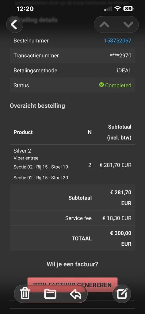 Glory 107 AHOY ROTTERDAM 25 april 2026, Twee personen, April