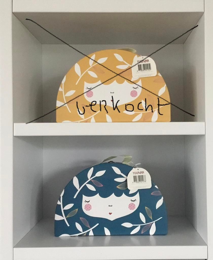Kinderkoffertje van stevig karton., Ophalen of Verzenden, Nieuw, Minder dan 50 cm, Minder dan 35 cm