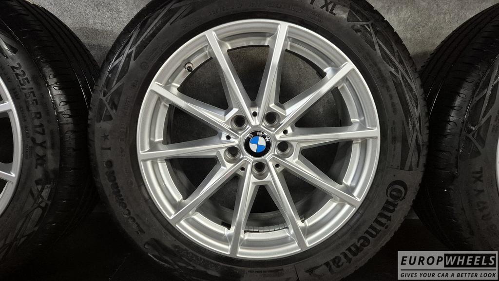 17 inch BMW 4 serie Gran Coupe G26 en i4 G26 Zomerbanden, Gebruikt, -, -, Banden en Velgen