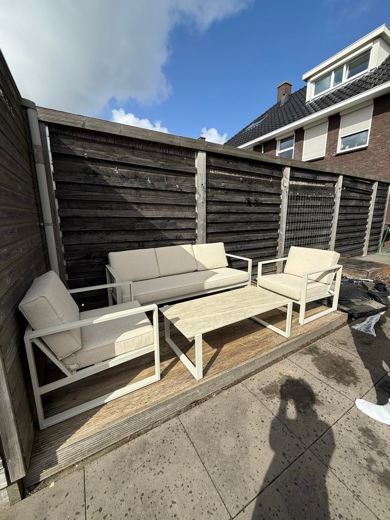 Nieuwe ongebruikte outdoor salon tafel, Ophalen, Nieuw, Rechthoekig, Metaal