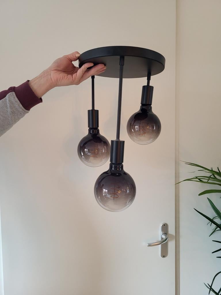 Rietveld lamp met lichtbronnen, Huis en Inrichting, Lampen | Plafondlampen, Ophalen