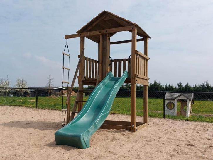 speeltoren CLUBHUIS speeltoestel speelhuis klimtoren, Kinderen en Baby's, Speelgoed | Buiten | Speeltoestellen, Nieuw, Brandweerpaal