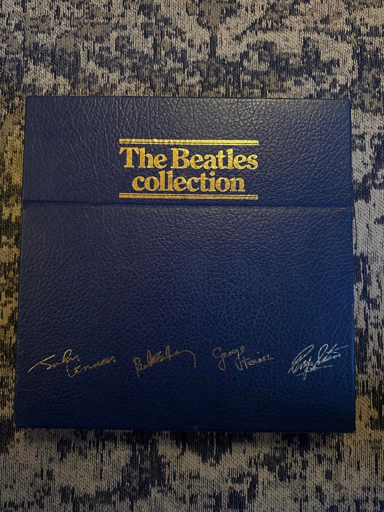 The Beatles Collection LP Box Set - Blauw Leer, Ophalen, Zo goed als nieuw, 12 inch