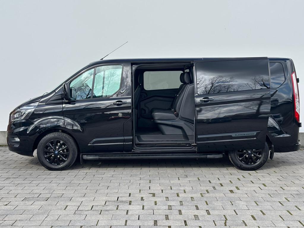 Ford Transit Custom 320 2.0 TDCI L2H1 Platinum Edition AUT D, Zwart, Bedrijf, Diesel, 2 stoelen