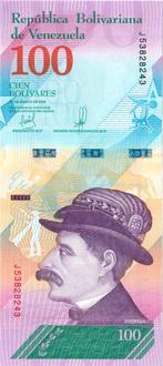Venezuela 100 bolivares 2018 - UNC, Verzenden, Zuid-Amerika, Los biljet