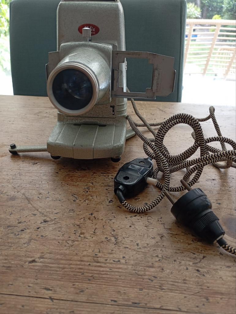Vintage Diaprojector Aldis Negatief incl. Wissel ramen etc, Antiek en Kunst, Curiosa en Brocante, Ophalen of Verzenden