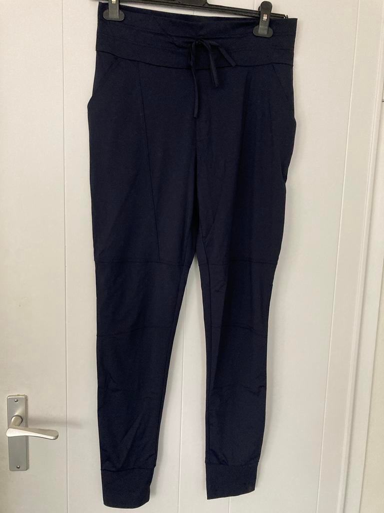 Donderblauwe dames broek maat L, Ophalen of Verzenden, Zo goed als nieuw, Zwart, Lang