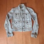 Mexx lichtgrijs spijkerjasje, maat 34, Mexx, Meisje, Ophalen of Verzenden, Zo goed als nieuw