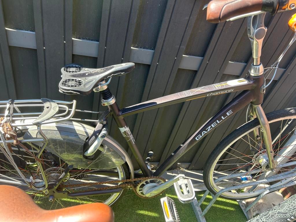 Fiets heren gazelle chamonix 28 inch, Ophalen, Zo goed als nieuw, Minder dan 10 versnellingen, Gazelle