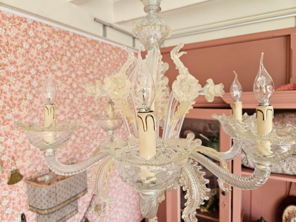 Prachtig murano Venetiaanse kroonluchter ** WEG = WEG **, Huis en Inrichting, Lampen | Kroonluchters, Ophalen of Verzenden
