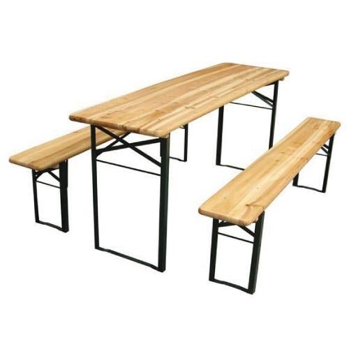 Nieuwe biertafels 220x50 cm, Ophalen, Nieuw, Vierkant, Hout